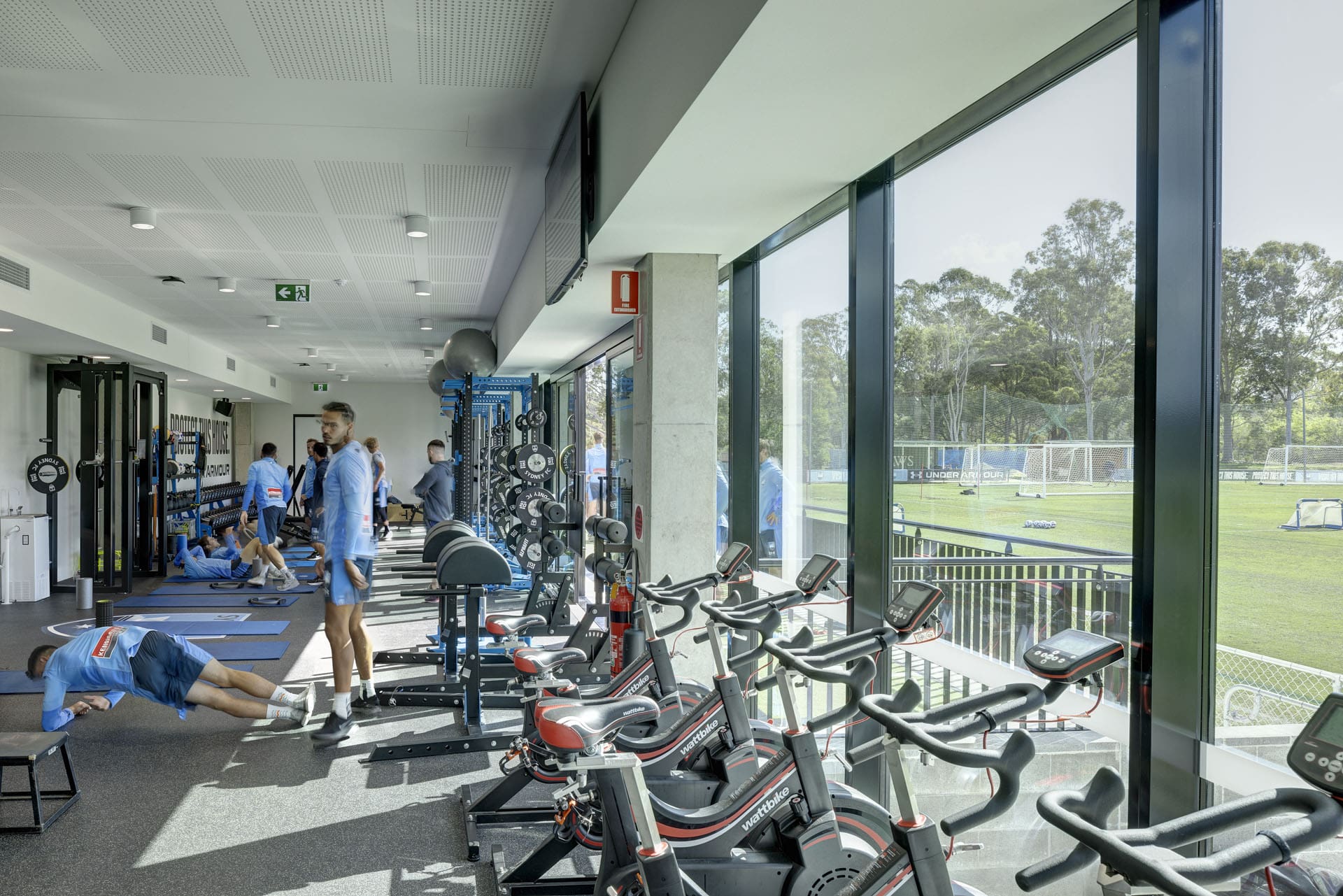 Gym Sydney FC Sky Park Structural Engineering