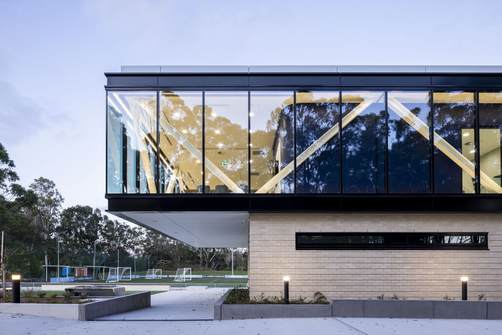 Outside Sydney FC Skypark Structural Engineering