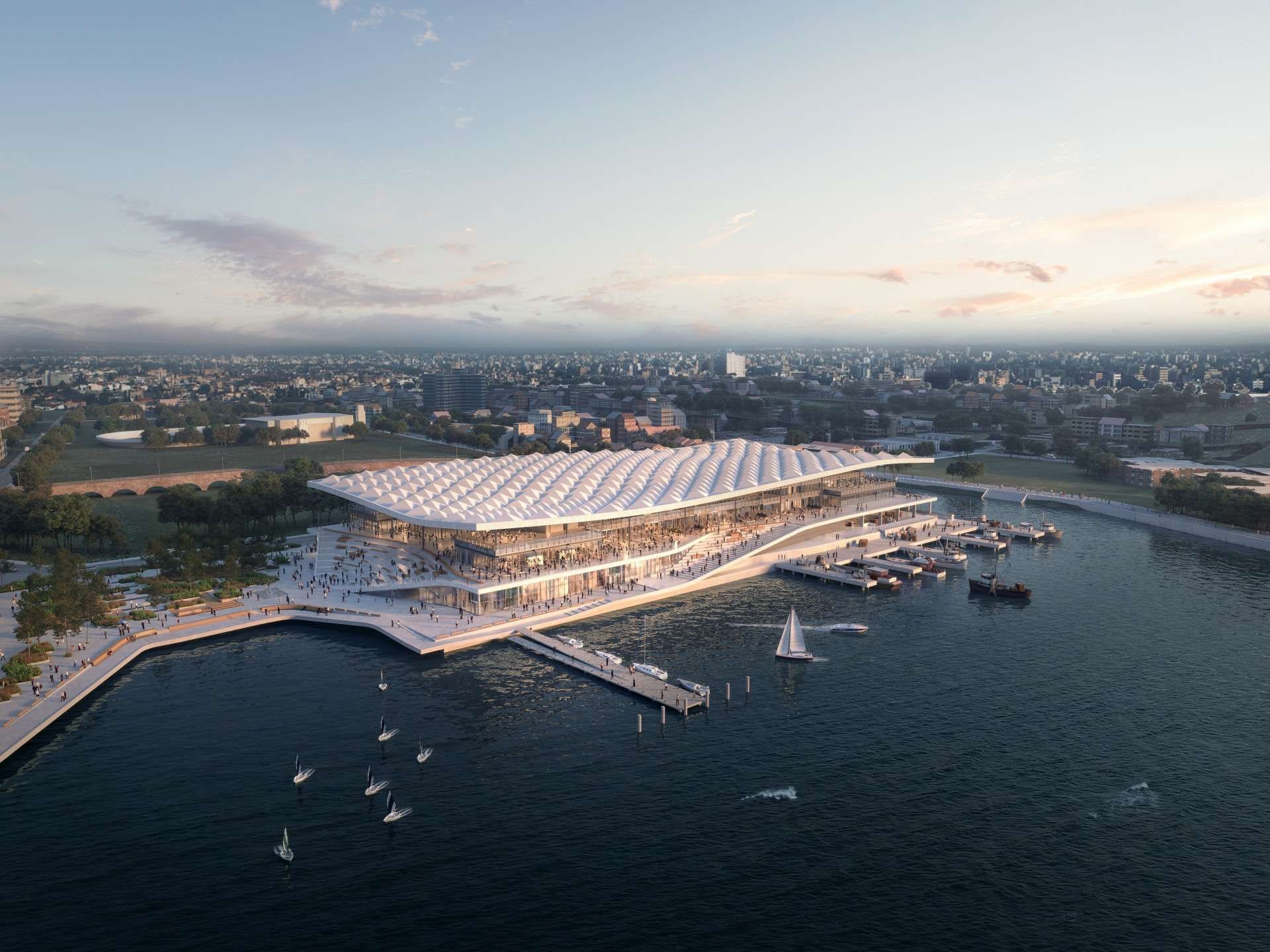 Sydney Fish Market Timber Roof