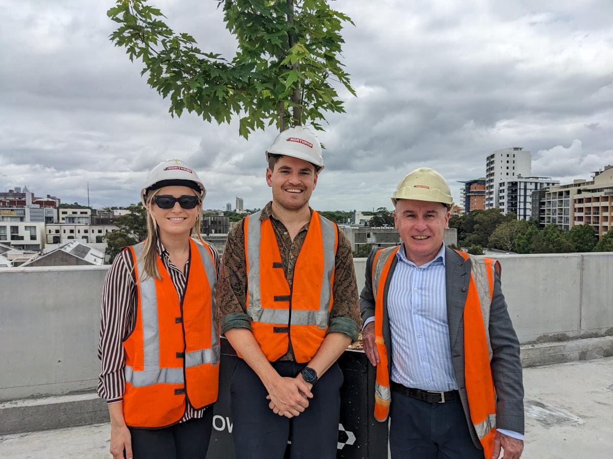Boronia Apartments Waterloo Topping out ceremony Northrop