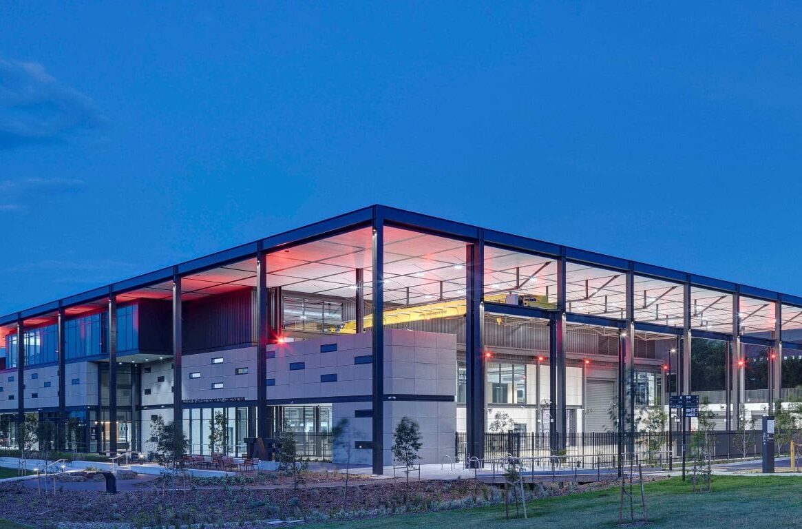 TAFE IATC Kingswood Night Shot Structure