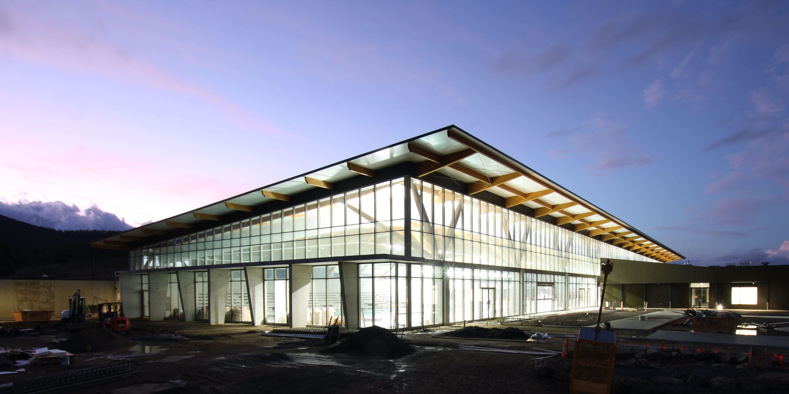 Stromlo Aquatic facility exterior civil design