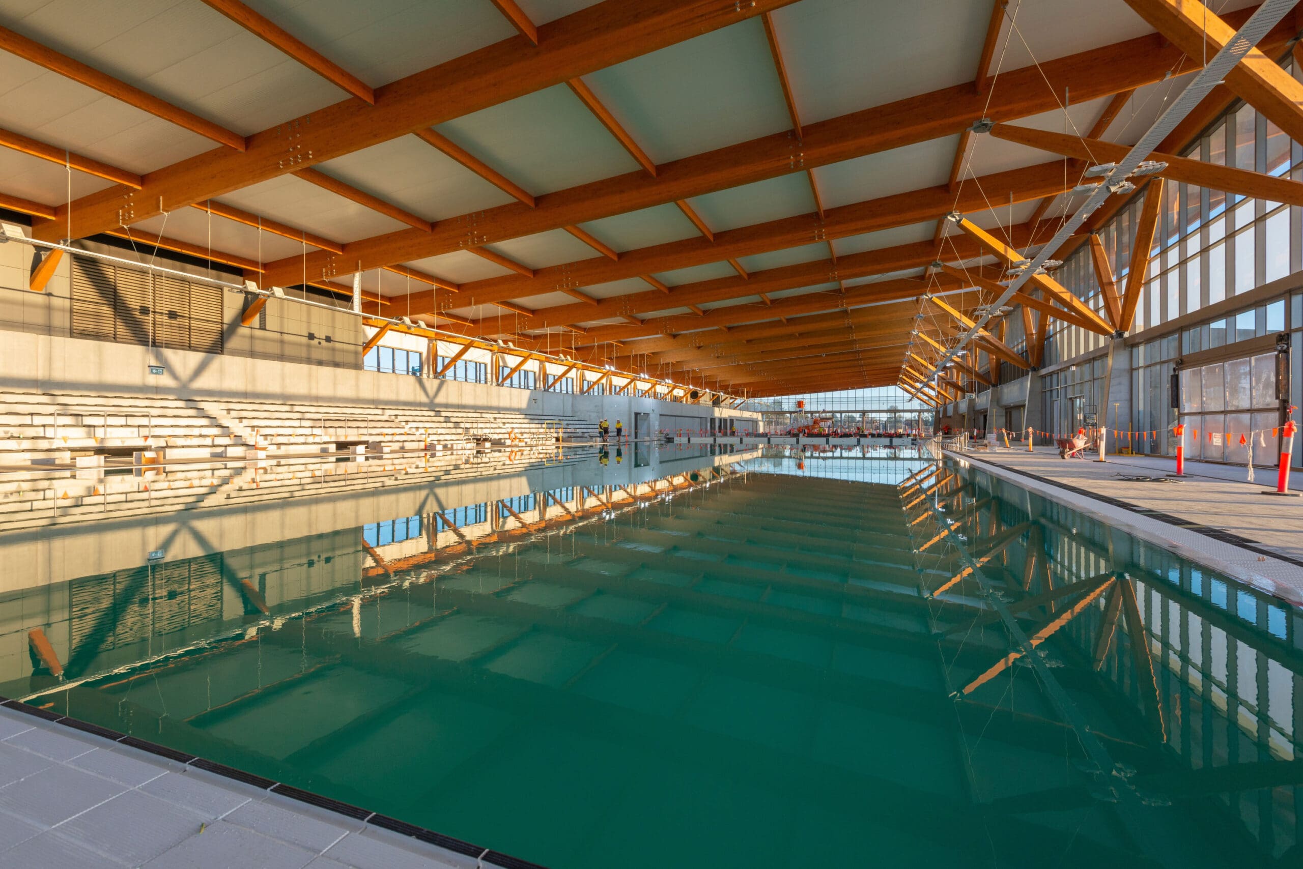 Hydraulic design Stromlo Aquatic Facility Interior Northrop
